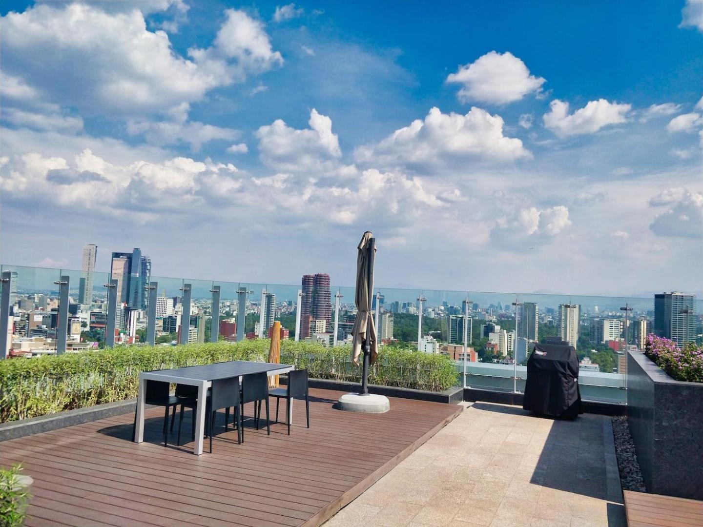 Luxurious High-Rise Hs Wifi, Amazing City Views Cidade do México Exterior foto