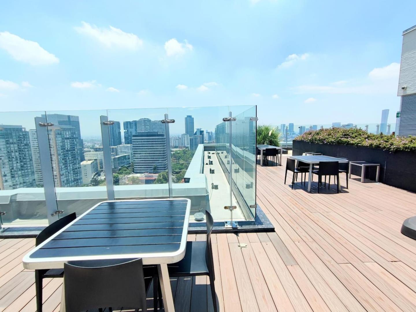 Luxurious High-Rise Hs Wifi, Amazing City Views Cidade do México Exterior foto
